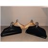 Image 2 : Velvet and Wooden Hangers Multiple