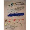 Image 1 : Costume Jewelry Lot with Necklaces, Earrings,