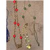 Image 4 : Costume Jewelry Lot with Necklaces, Earrings,