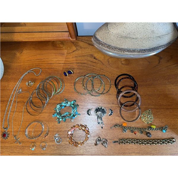 Fashion Costume Jewelry Lot Bracelets Rings