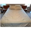 Image 2 : Teak Queen Bed with Built-In Side Tables
