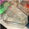 Image 10 : Pyrex Glass Kitchen Containers, Cutlery, and