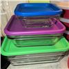 Image 3 : Pyrex Glass Kitchen Containers, Cutlery, and