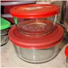 Image 4 : Pyrex Glass Kitchen Containers, Cutlery, and