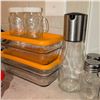 Image 5 : Pyrex Glass Kitchen Containers, Cutlery, and