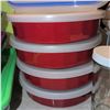 Image 7 : Pyrex Glass Kitchen Containers, Cutlery, and