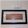 Image 1 : Framed Abstract Painting on Board With Circular Motifs