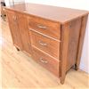 Image 4 : Modern Cherry Oak Sideboard Cabinet - Contents Not Included
