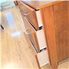 Image 5 : Modern Cherry Oak Sideboard Cabinet - Contents Not Included