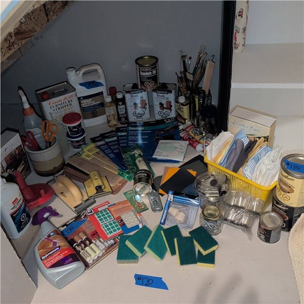 Furniture Flipper's Favorites - Teak Oil Paint Stripper Various Pack Of Sand Paper Tools & More