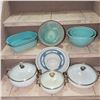Image 3 : Beautiful Servingware Collection - Ivory/Gold Pots  Pottery & Ceramics