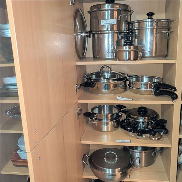 Stainless Steel Cookware Collection w/ Lids