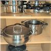 Image 4 : Stainless Steel Cookware Collection w/ Lids