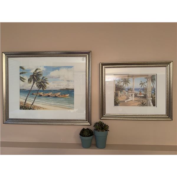 Trendy Home Decor Wall Art and Planters