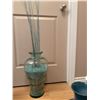 Image 3 : Decorative Vase, Candle Holder, and Jewelry Box Set. Teal Tiffany Green
