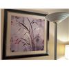Image 5 : Framed Botanical Art Prints with Vintage Lamp w/dimmer