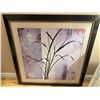 Image 6 : Framed Botanical Art Prints with Vintage Lamp w/dimmer