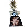 Image 2 : Home Decor Lot With Wall Art and Clock