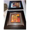 Image 4 : 2 Framed Pottery Prints and 2 Masks