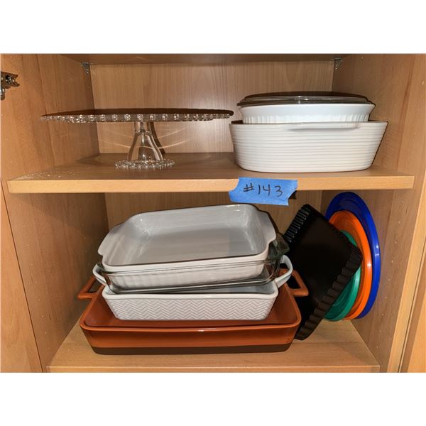Glass and Ceramic Bakeware Lot