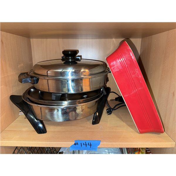 Cookware Including Electric Skillet