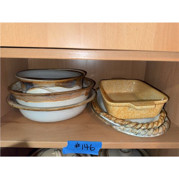 Stoneware Bowls and Casserole Dishes
