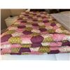 Image 2 : Handmade Quilt with Patterned Fabric