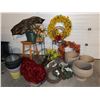 Image 1 : Planters, Wreaths, Watering Cans