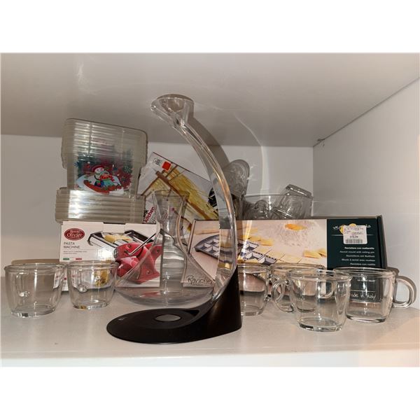Pasta Making and Glassware Lot