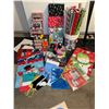 Image 1 : Holiday Gift Wrap and Ribbon Lot