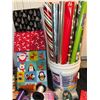 Image 4 : Holiday Gift Wrap and Ribbon Lot