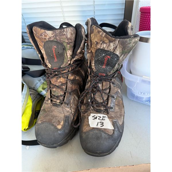 BROWNING boots size 13