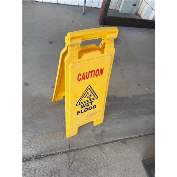 Wet for sign
