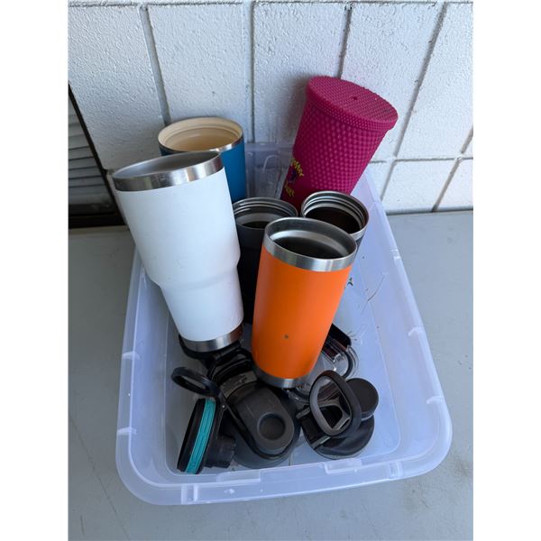 Assorted cups