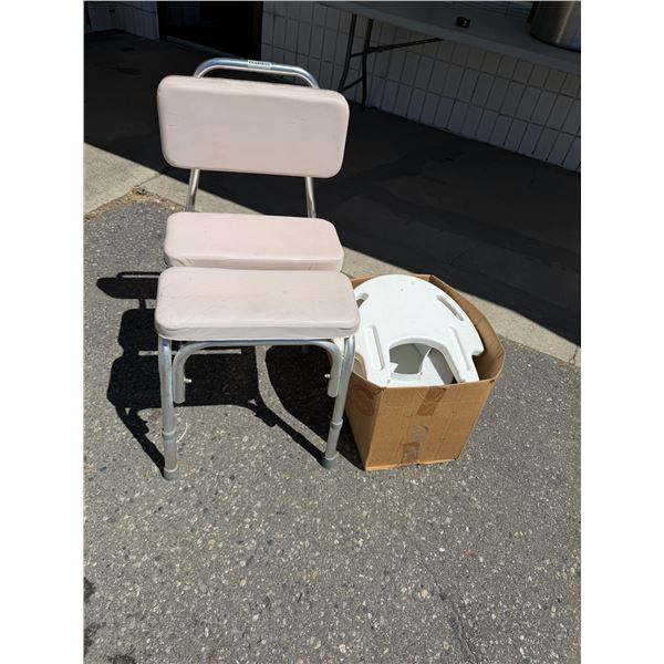 Shower chair and other health items