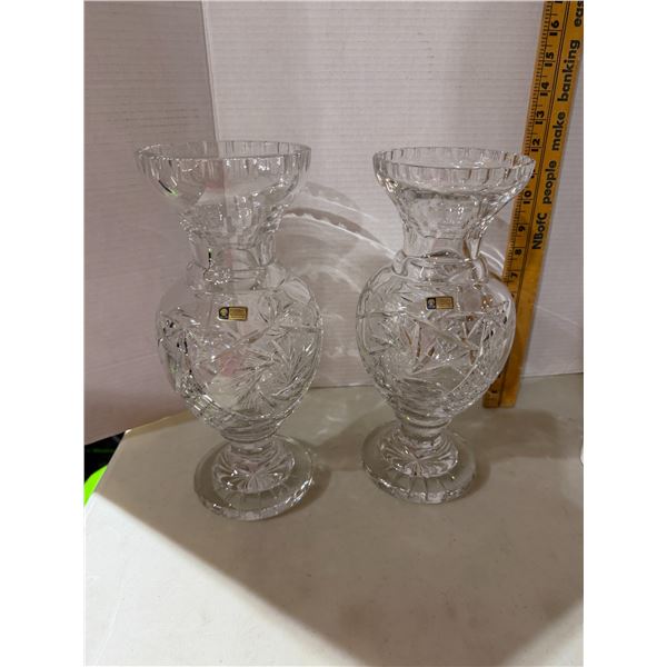 Crystal vases