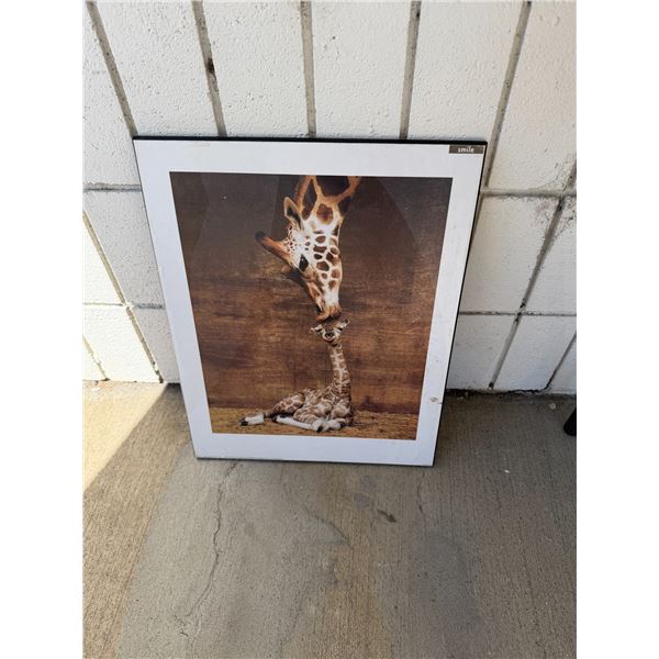 Giraffe wall hanging