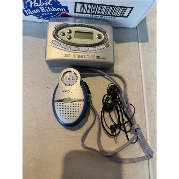 Walkman FM/AM and supersonic radio
