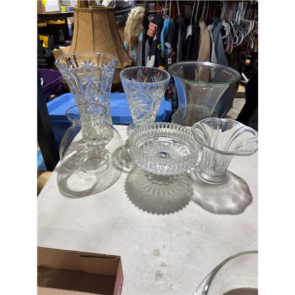 Assorted vases