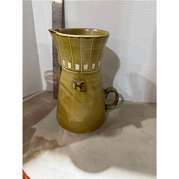 Pottery pitcher
