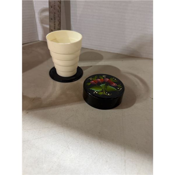 Vintage travel cup
