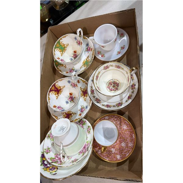 Tea cups and saucers
