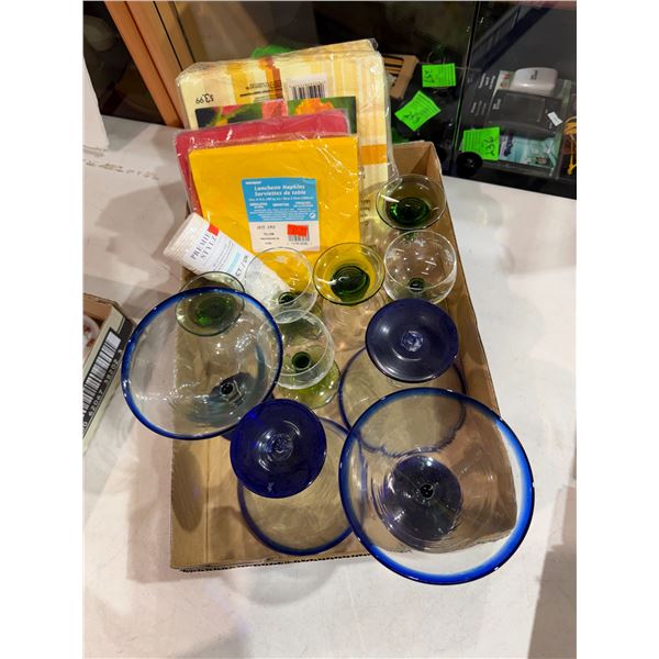 Glassware napkins