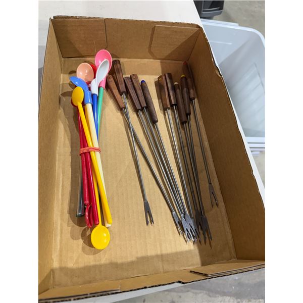 Fondue Forks and Sundae spoons