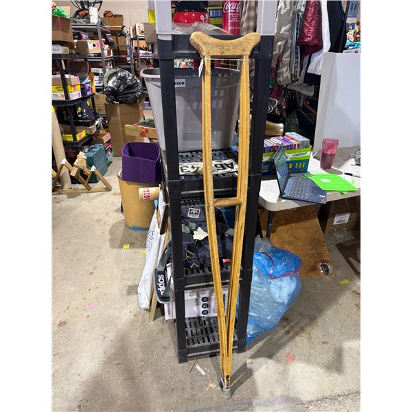 Antique crutches