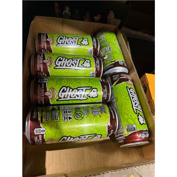 new Ghost sour black cherry energy drinks