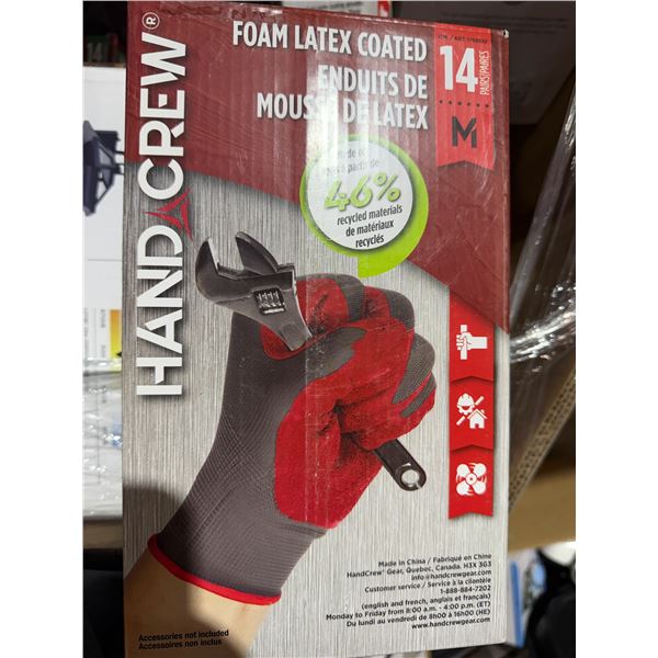 new medium foam latex gloves