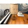 Image 2 : Pair of Vintage Decorative Table Lamps with Sailing Ship Shades and Glacier Table Fan