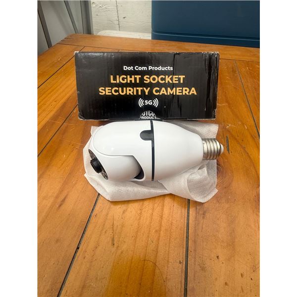 5G Light Socket Security Camera