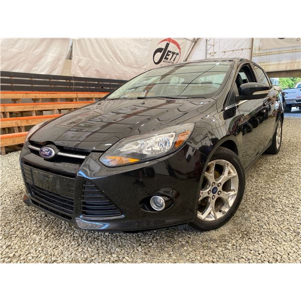 PARKSVILLE - 2013 FORD FOCUS BLACK 194581 KMS - B316069